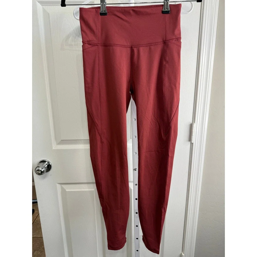 All In Motion Women Leggings Size XS 3 Pairs Of Workout Pants Red Blue Green